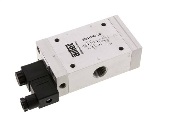 3/2 G1/2'' (G1/8'') Válvula Solenoide Piloto Externo 115V AC 0-10bar/0-140psi Airtec