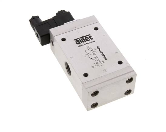 3/2 G1/2'' (G1/8'') Válvula Solenoide Piloto Externo 115V AC 0-10bar/0-140psi Airtec