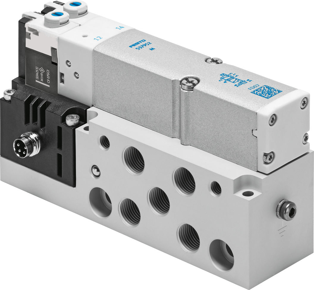 Festo 2x3/2 NO/NC Monostable Válvula Solenoide De Aire G1/8 550l/min - 537979