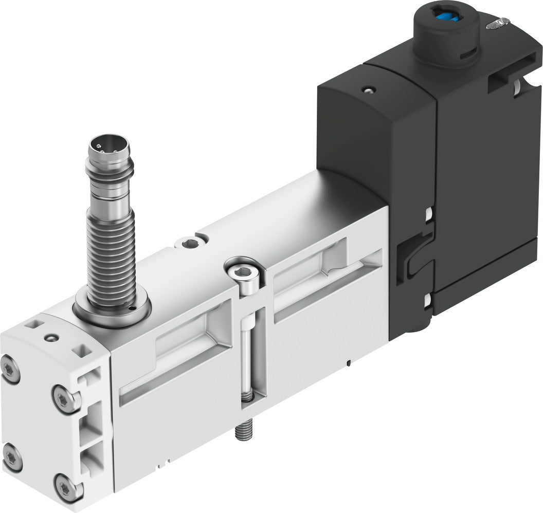 Festo 5/2 Monostable Válvula Solenoide De Aire Tamaño 18mm ISO 15407-2 550l/min - 8033479
