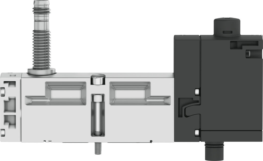 Festo 5/2 Monostable Válvula Solenoide De Aire Tamaño 18mm ISO 15407-2 550l/min - 8033479