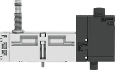 Festo 5/2 Monostable Válvula Solenoide De Aire Tamaño 18mm ISO 15407-2 550l/min - 8033479
