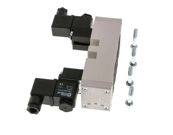 5/2 ISO 5599-2 Electroválvula biestable 12V DC 1.5-10bar/21.0-140psi YPC
