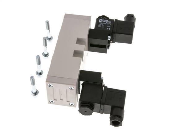 5/2 ISO 5599-2 Electroválvula biestable 12V DC 1.5-10bar/21.0-140psi YPC