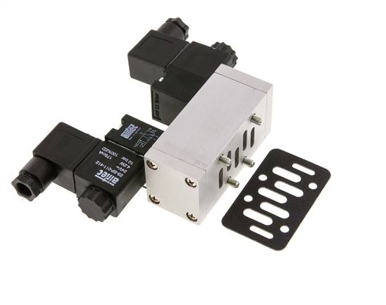 5/2 ISO 5599-1 Electroválvula biestable 115V AC 2-10bar/28-140psi Airtec