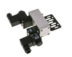 5/3 ISO 5599-1 Válvula solenoide de centro cerrado 115V AC 3-10bar/42-140psi Airtec