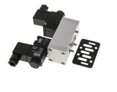 5/3 ISO 5599-1 Válvula solenoide de centro cerrado 115V AC 3-10bar/42-140psi Airtec