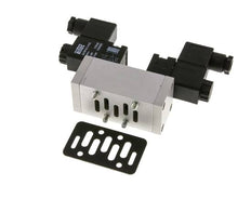 5/3 ISO 5599-1 Válvula solenoide de centro cerrado 115V AC 3-10bar/42-140psi Airtec