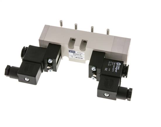 5/3 ISO 5599-1 Válvula solenoide de centro cerrado 115V AC 2-10bar/28-140psi YPC
