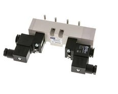 5/3 ISO 5599-1 Válvula solenoide de centro cerrado 115V AC 2-10bar/28-140psi YPC