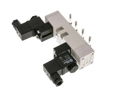 5/3 ISO 5599-1 Válvula solenoide de centro cerrado 115V AC 2-10bar/28-140psi YPC