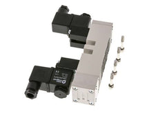 5/3 ISO 5599-1 Válvula solenoide de centro cerrado 115V AC 2-10bar/28-140psi YPC