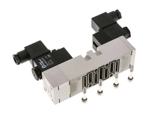 5/3 ISO 5599-1 Válvula solenoide de centro cerrado 115V AC 2-10bar/28-140psi YPC