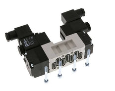 5/3 ISO 5599-1 Válvula solenoide central de escape 12V DC 2-10bar/28-140psi YPC