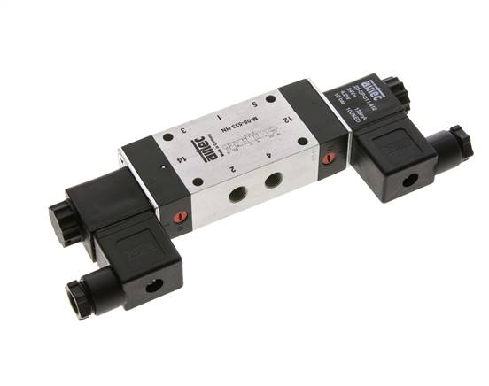 válvula solenoide central de escape 5/3 G1/8'' 115V AC 3-8bar/42-112psi Airtec