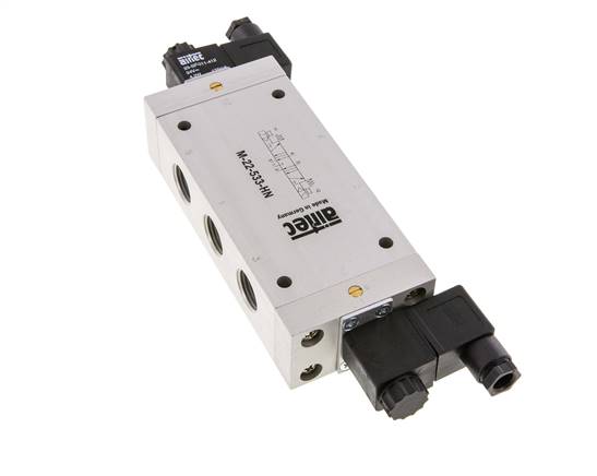 válvula solenoide central de escape 5/3 G1/2'' 115V AC 3-10bar/42-140psi Airtec