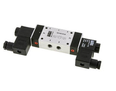 5/3 G1/8'' Válvula solenoide de centro cerrado 115V AC 3-8bar/42-112psi Airtec