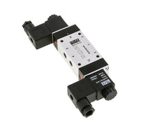 5/3 G1/8'' Válvula solenoide de centro cerrado 115V AC 3-8bar/42-112psi Airtec