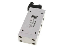 5/2 G1/2'' (G1/8'') Válvula Solenoide Piloto Externo 115V AC 0-10bar/0-140psi Airtec