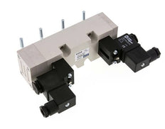 5/3 ISO 5599-2 Válvula solenoide de centro de presión 115V AC 2-10bar/28-140psi YPC