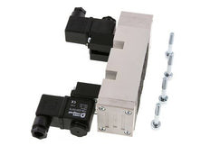 5/3 ISO 5599-2 Válvula solenoide de centro de presión 115V AC 2-10bar/28-140psi YPC