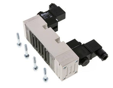 5/3 ISO 5599-2 Válvula solenoide de centro de presión 115V AC 2-10bar/28-140psi YPC
