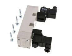 5/3 ISO 5599-2 Válvula solenoide de centro de presión 115V AC 2-10bar/28-140psi YPC