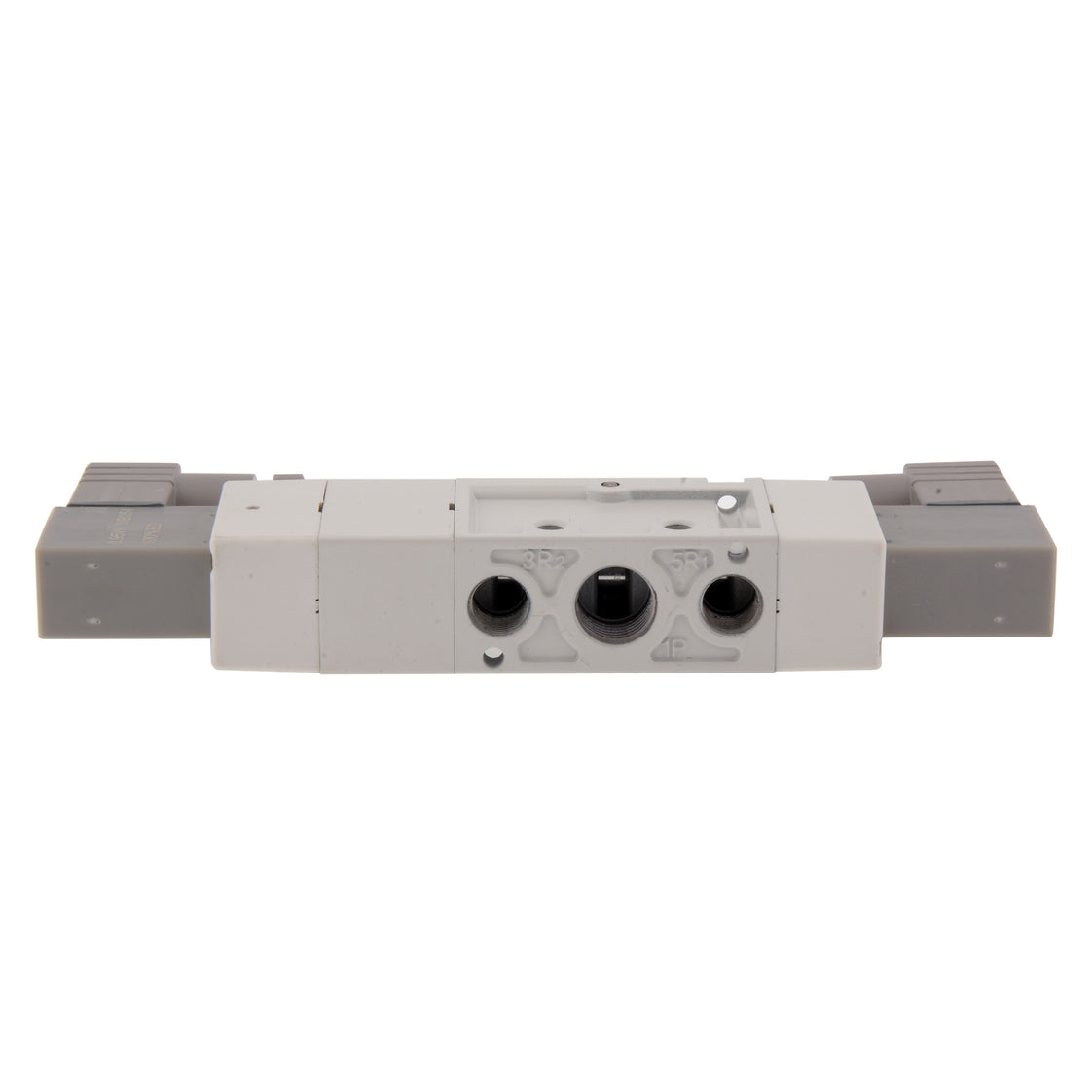 G1/4'' 24 V CC Válvula Solenoide 5/3 Vías Centro Cerrado 3-8bar MVSC1