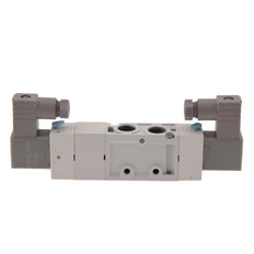 G1/4'' 24 V CC Válvula Solenoide 5/3 Vías Centro Cerrado 3-8bar MVSC1