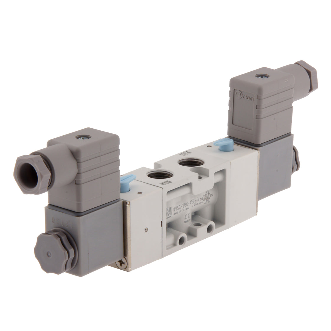 G1/4'' 230V AC 5/2 vías Válvula de solenoide biestable 2-8bar MVSC