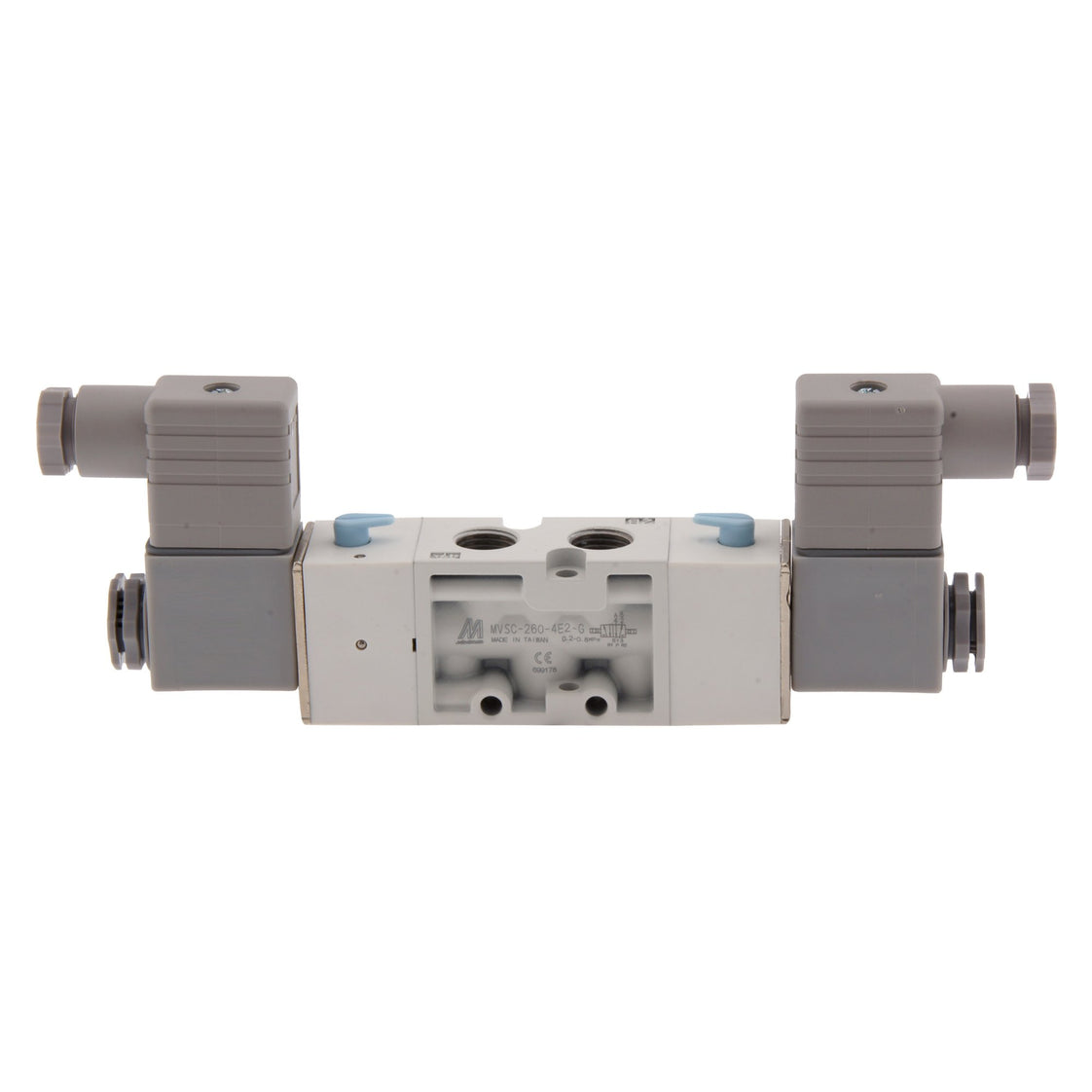 G1/4'' 230V AC 5/2 vías Válvula de solenoide biestable 2-8bar MVSC-260