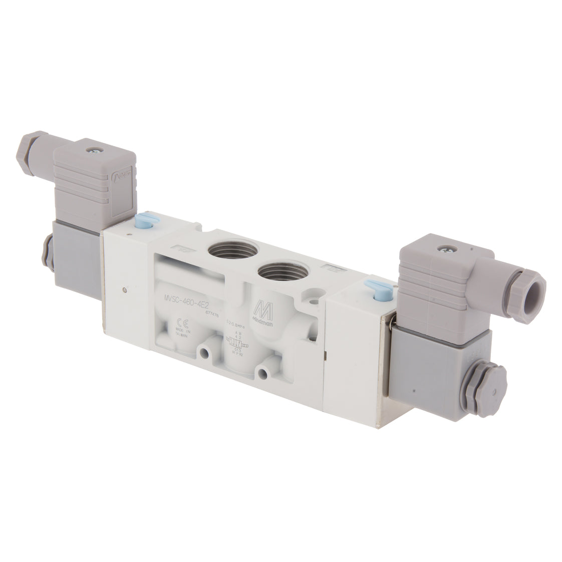 G3/8'' 230V AC 5/2 vías Válvula de solenoide biestable 2-8bar MVSC
