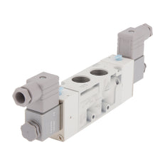 NPT 3/8'' 24V DC 5/2 vías Válvula de solenoide biestable 2-8bar MVSC