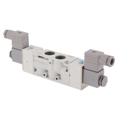 NPT 3/8'' 110V AC 5/2 vías Válvula de solenoide biestable 2-8bar MVSC