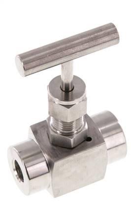 G1/4'' Válvula de aguja de acero inoxidable PTFE 300 bar - NLS