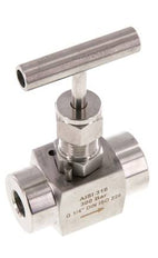 G1/4'' Válvula de aguja de acero inoxidable PTFE 300 bar - NLS