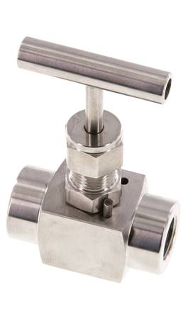 G3/8'' Válvula de aguja de acero inoxidable PTFE 300 bar - NLS
