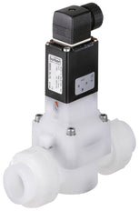 Electroválvula 40 mm Manguitos soldados NC PVDF EPDM 0,5-6bar/7-87psi 12VDC 0142 325186