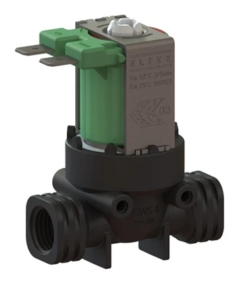 Válvula Solenoide G1/4'' NC Poliamida EPDM 0.2-10bar/3-145psi 24VDC Agua Potable