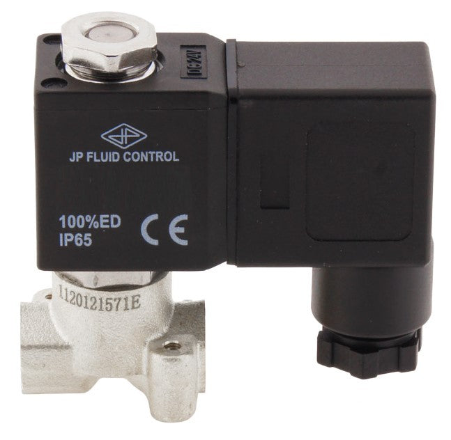 Electroválvula CM-DA 1/8'' NPT Acero inoxidable FKM 0-10bar 24V AC