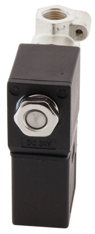 Electroválvula CM-DA 1/8'' Acero inoxidable FKM 0-10bar 24V DC