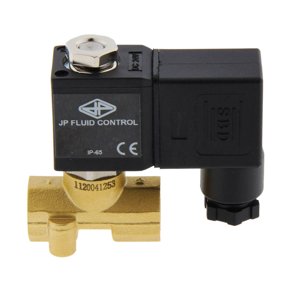 Electroválvula CM-DA 1/4'' compacta latón FKM 0-10bar 24V CC