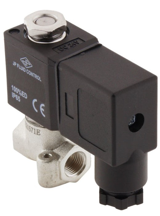 Electroválvula CM-DA 1/8'' NPT Acero inoxidable FKM 0-10bar 24V AC