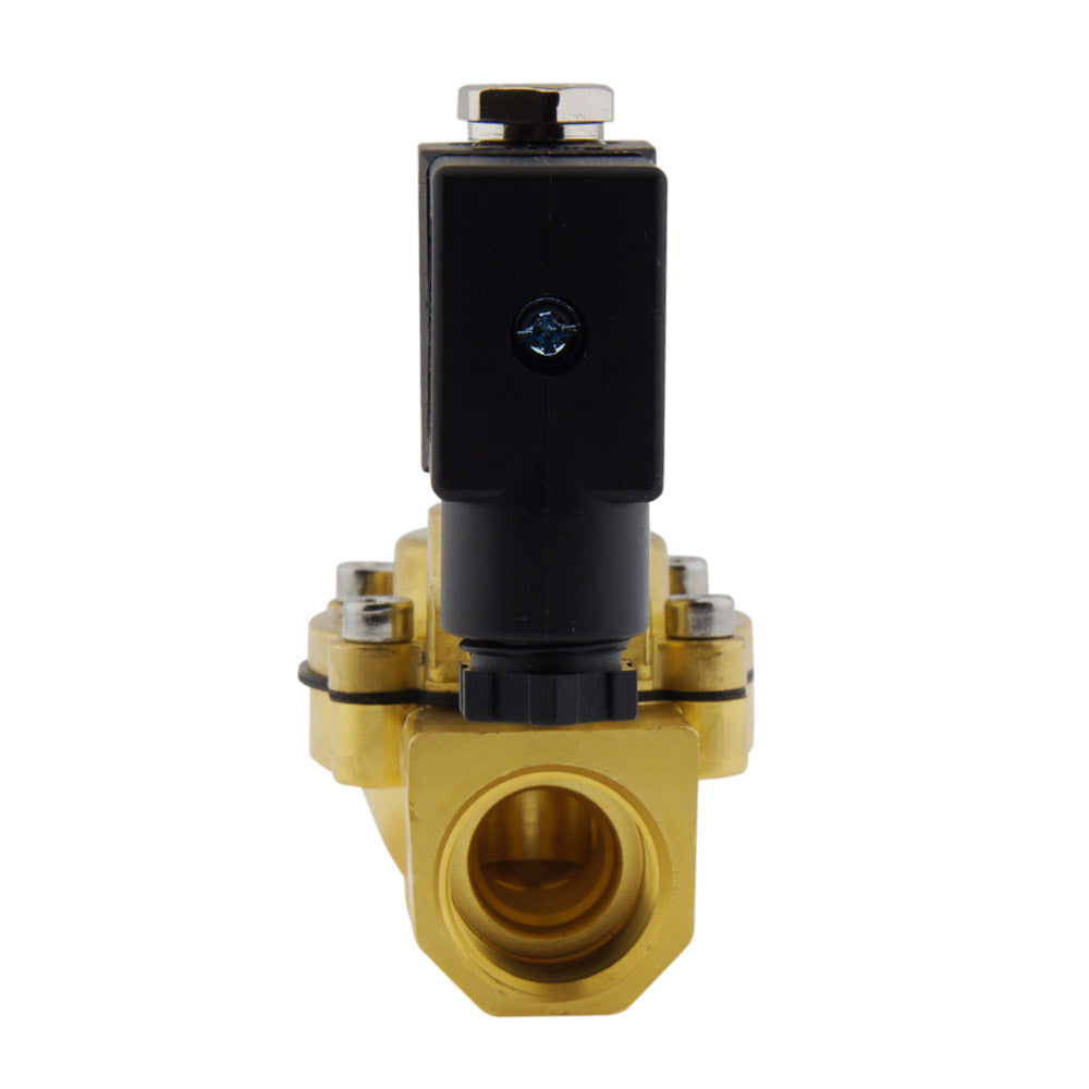 Electroválvula CM-IA 1/2'' compacta de latón FKM 0,5-12bar 12V DC