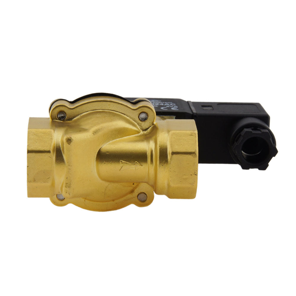 Electroválvula CM-IA 1/2'' compacta de latón FKM 0,5-12bar 24V DC
