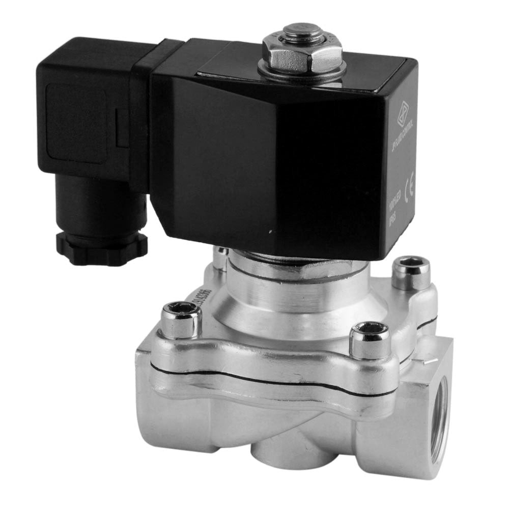 Electroválvula DF-SA 1/2'' acero inoxidable FKM 0-10bar 380V AC