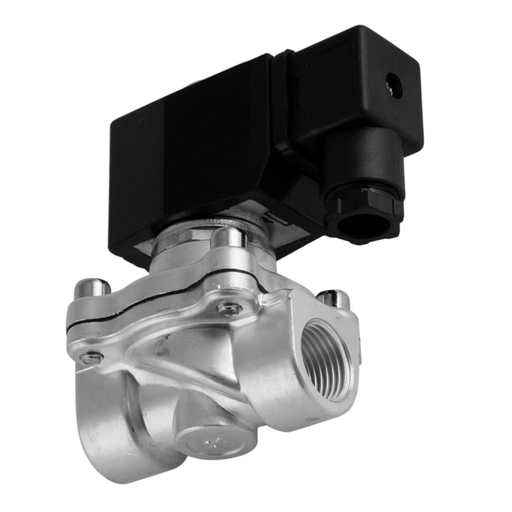 Electroválvula DF-SA 1/2'' acero inoxidable FKM 0-10bar 380V AC