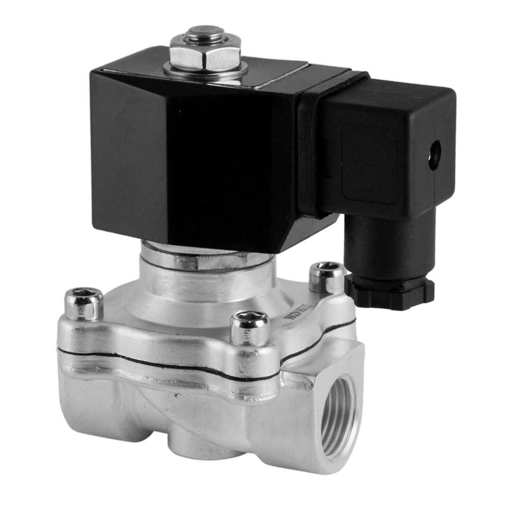Electroválvula DF-SA 1/2'' acero inoxidable FKM 0-10bar 380V AC
