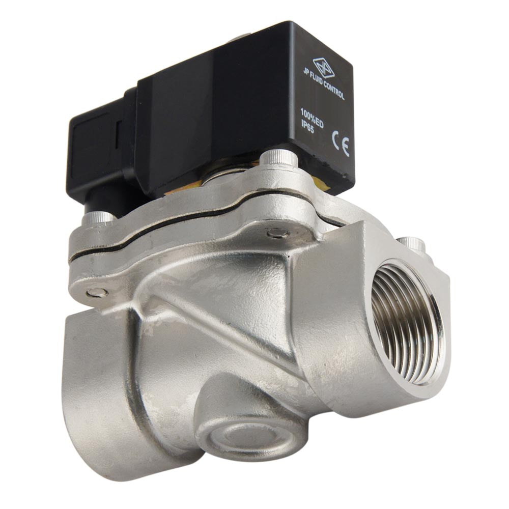 Electroválvula DF-SA 1'' acero inoxidable FKM 0-10bar 230V AC
