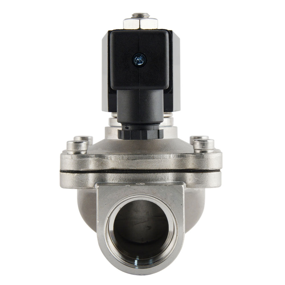 Electroválvula DF-SA 1'' acero inoxidable FKM 0-6bar 12V CC